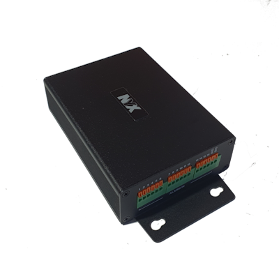 Black metal box component used as CCTV installation accessories for security system setup