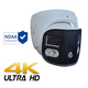 4K Ultra HD panoramic security cameras for 180 and 360-degree surveillance solutions