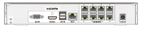 NYX IPX2L-8P1+ NVR - Budget