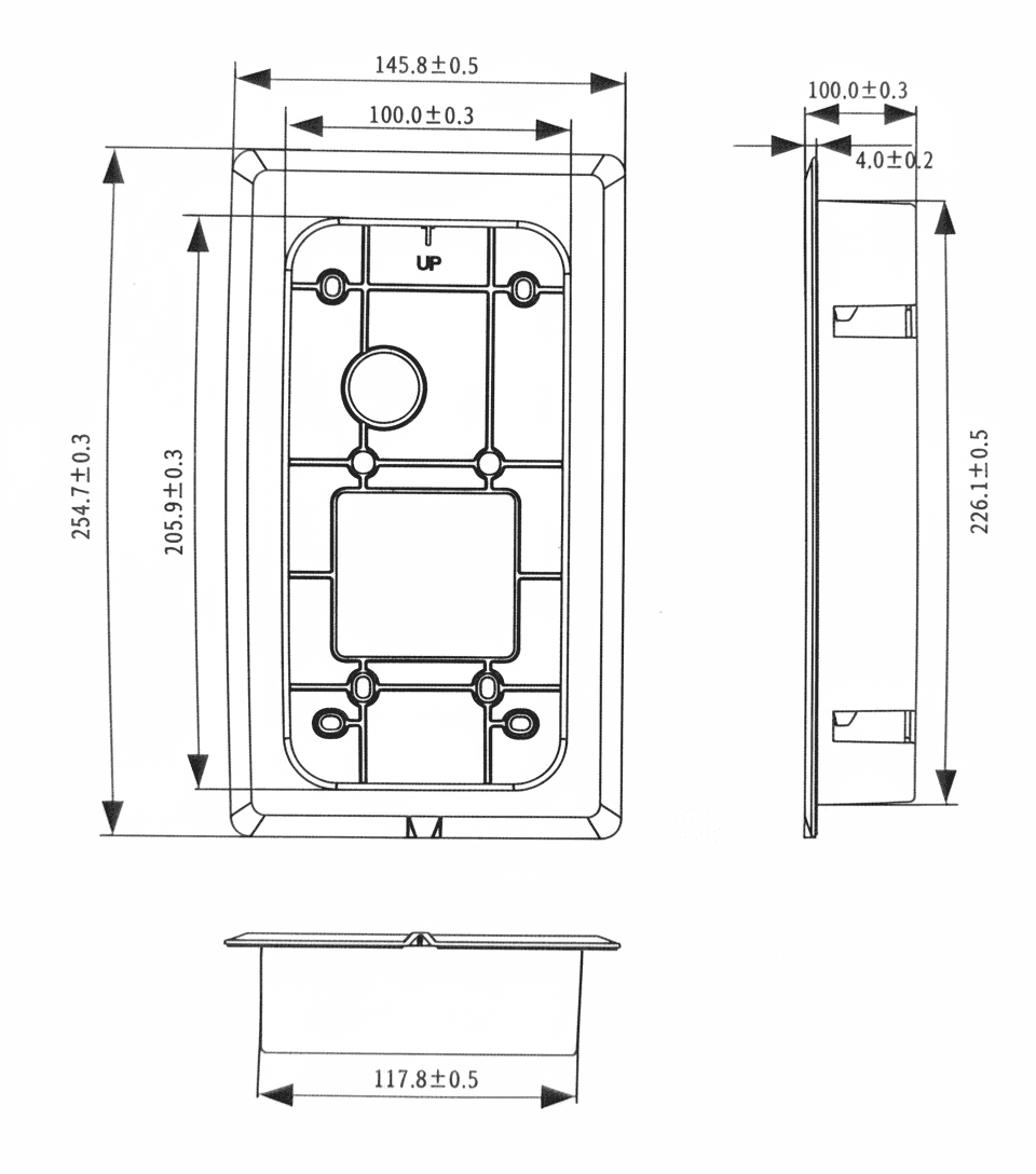 NYX JB KP+ Recess Bracket