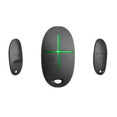 AJAX SpaceControl remote Australia featuring a sleek design and easy-to-use buttons for home security
