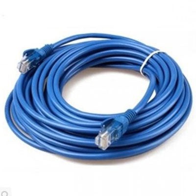 5M Blue Ethernet network cable with RJ45 connectors for high-speed internet connections