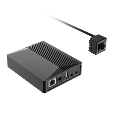 NYX CCTV covert security camera Australia with compact black camera and connected control box