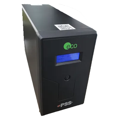 PSS ECO-ALTO 1400L UPS Australia black uninterruptible power supply unit with blue display