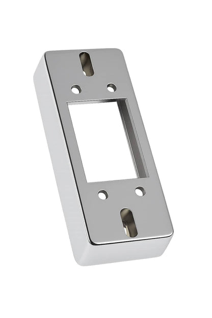 EXIT JB SLIM mounting bracket in silver finish for secure installation of electrical devices