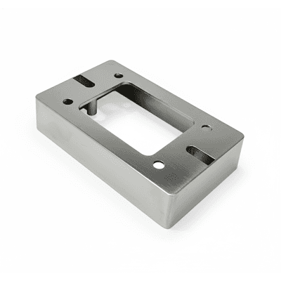 EXIT JB STANDARD mounting box in silver finish designed for secure installation of electronic devices