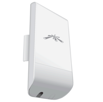 Ubiquiti LocoM2 Access point system white outdoor wireless device with sleek design