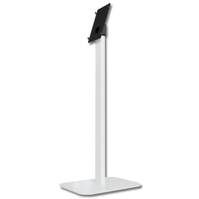 NYX AT-F floor tablet stand with a sturdy base for secure device display in public areas