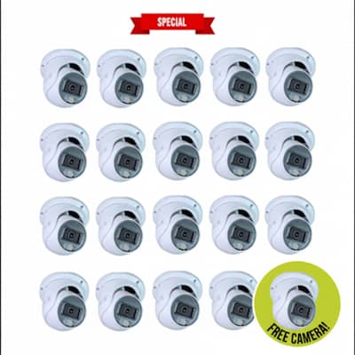 NYX DC6-28F security camera bulk pack with 20 cameras for comprehensive surveillance coverage