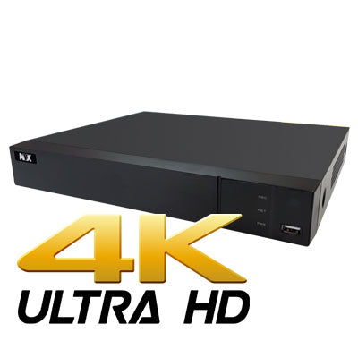 NYX HYPER 4-4K1 4K DVR black digital video recorder with 4K Ultra HD logo