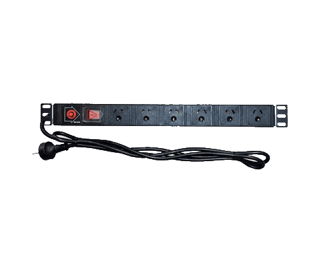 My Store 6 outlet power distribution unit with power switch and long cable for efficient energy distribution
