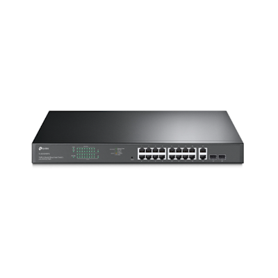 TL-SG1218P 16 port POE switch GB UL with multiple ports for reliable network connections