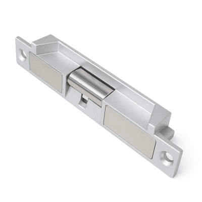 CCTV Supplies Silver Electric Strike Lock with Durable Stainless Steel Finish for Access Control