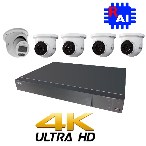 Kit NYX IP-X8P1+-3TB + 4x 6MP IPD628FIQ+,1 x D4FB Ultimate  Cameras