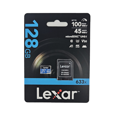 LEXAR 128GB SD card